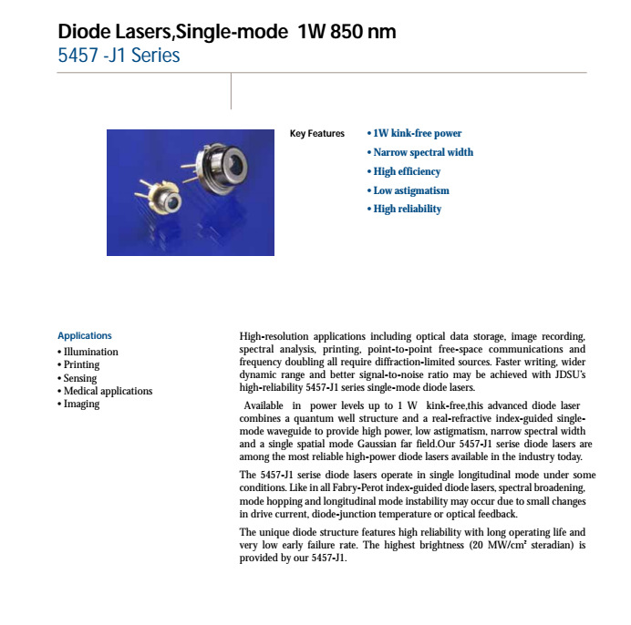 J850nm1w
