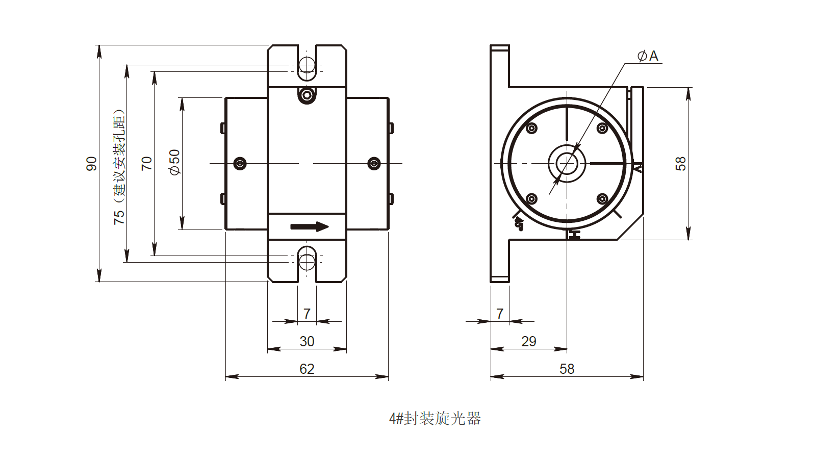 旋光器4号封装南京光宝-CRYLINK